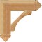 Ekena Millwork Legacy Arts & Crafts Rough Sawn Bracket, Western Red Cedar, 6"W x 24"D x 24"H BKT06X24X24LEC03RWR - alternate 2